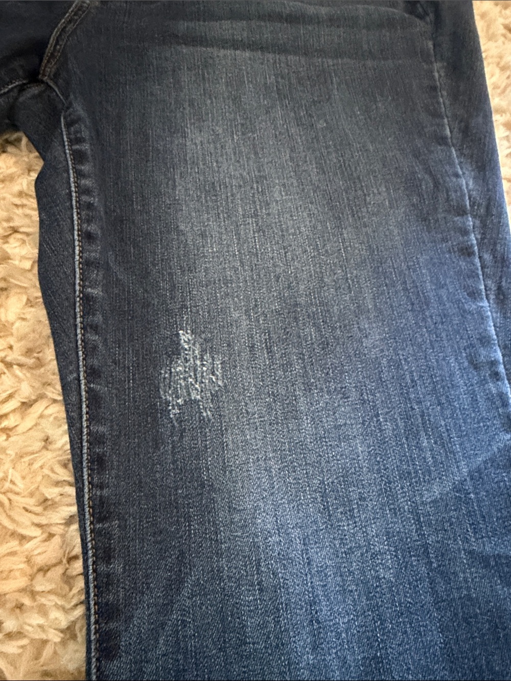Judy Blue Jeans Size 16W Stretch Relaxed Fit Gently Used Distressed - Picture 8 of 14